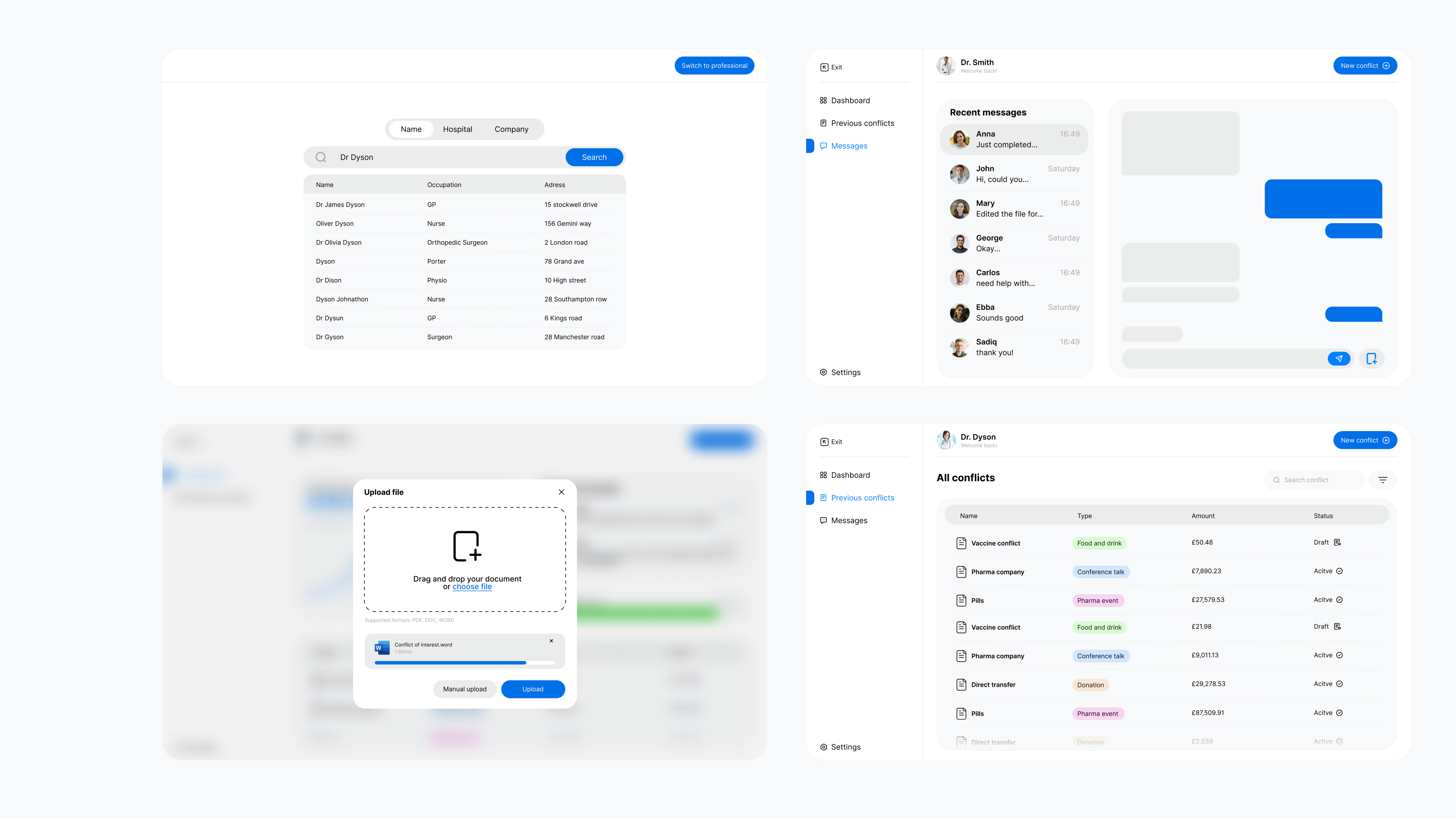 UI Mockup